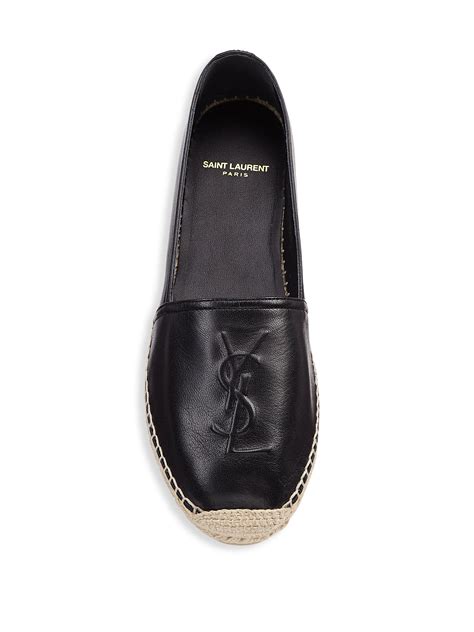 YSL leather espadrilles 